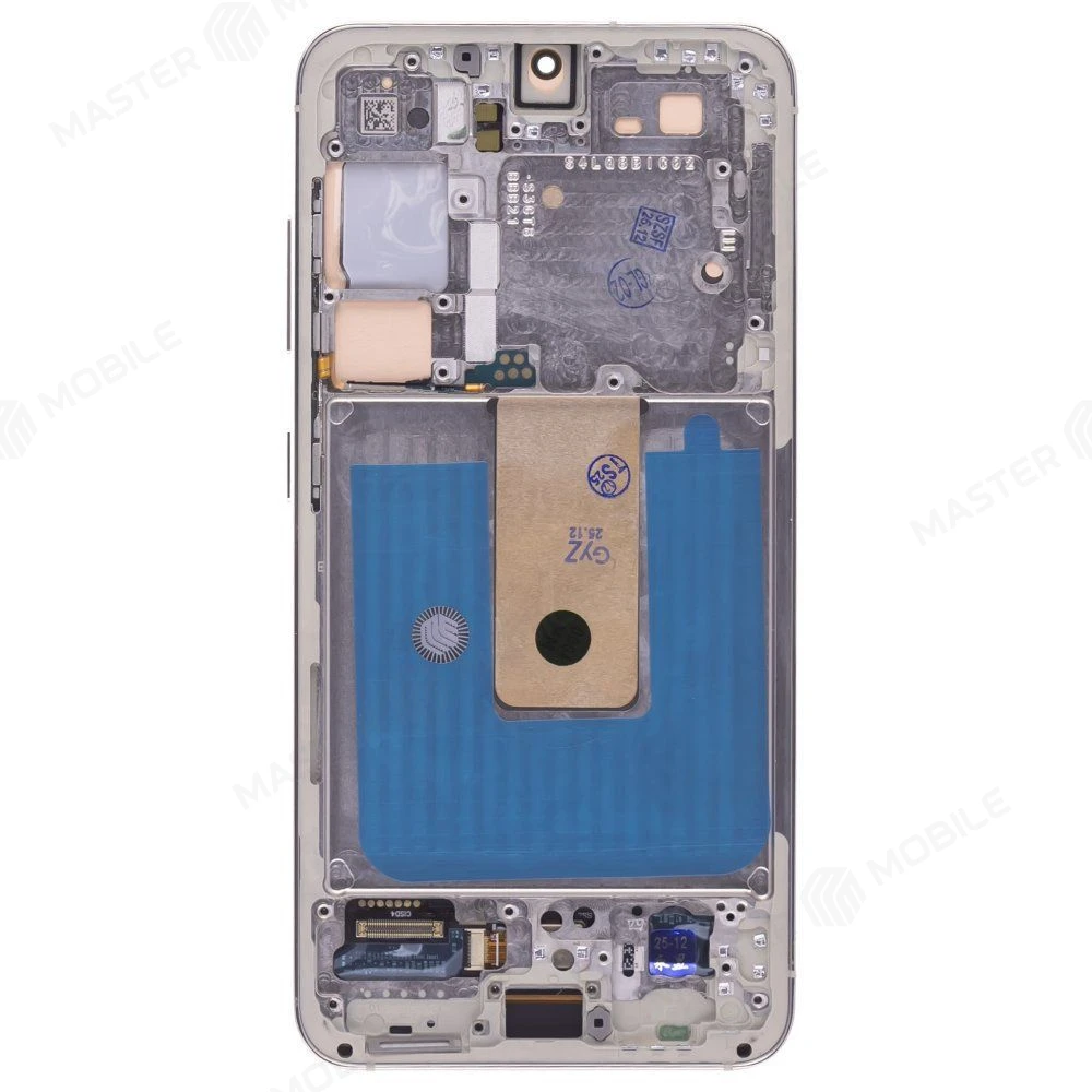 Дисплей для Samsung S911 Galaxy S23 + тачскрин (бежевый) (в рамке) (OLED) (Full Size) фото №2