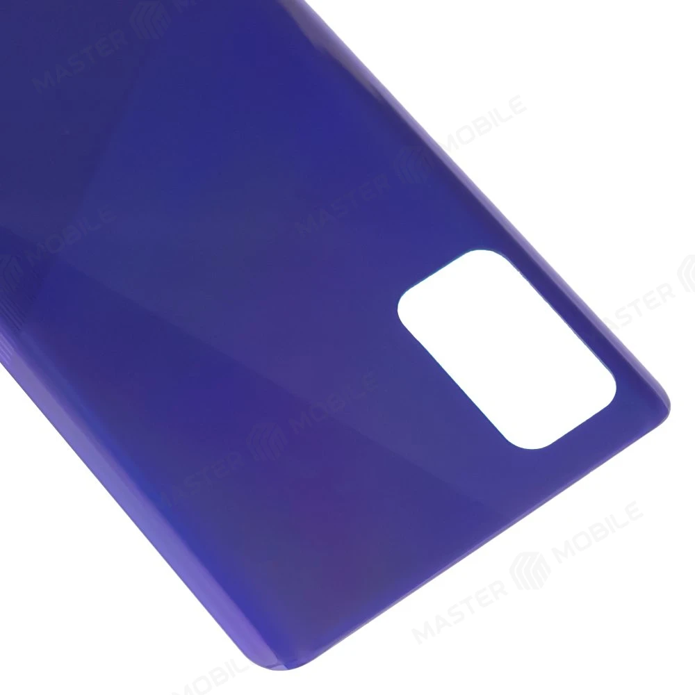 Задняя крышка для Samsung A415 Galaxy A41 (синий) фото №3