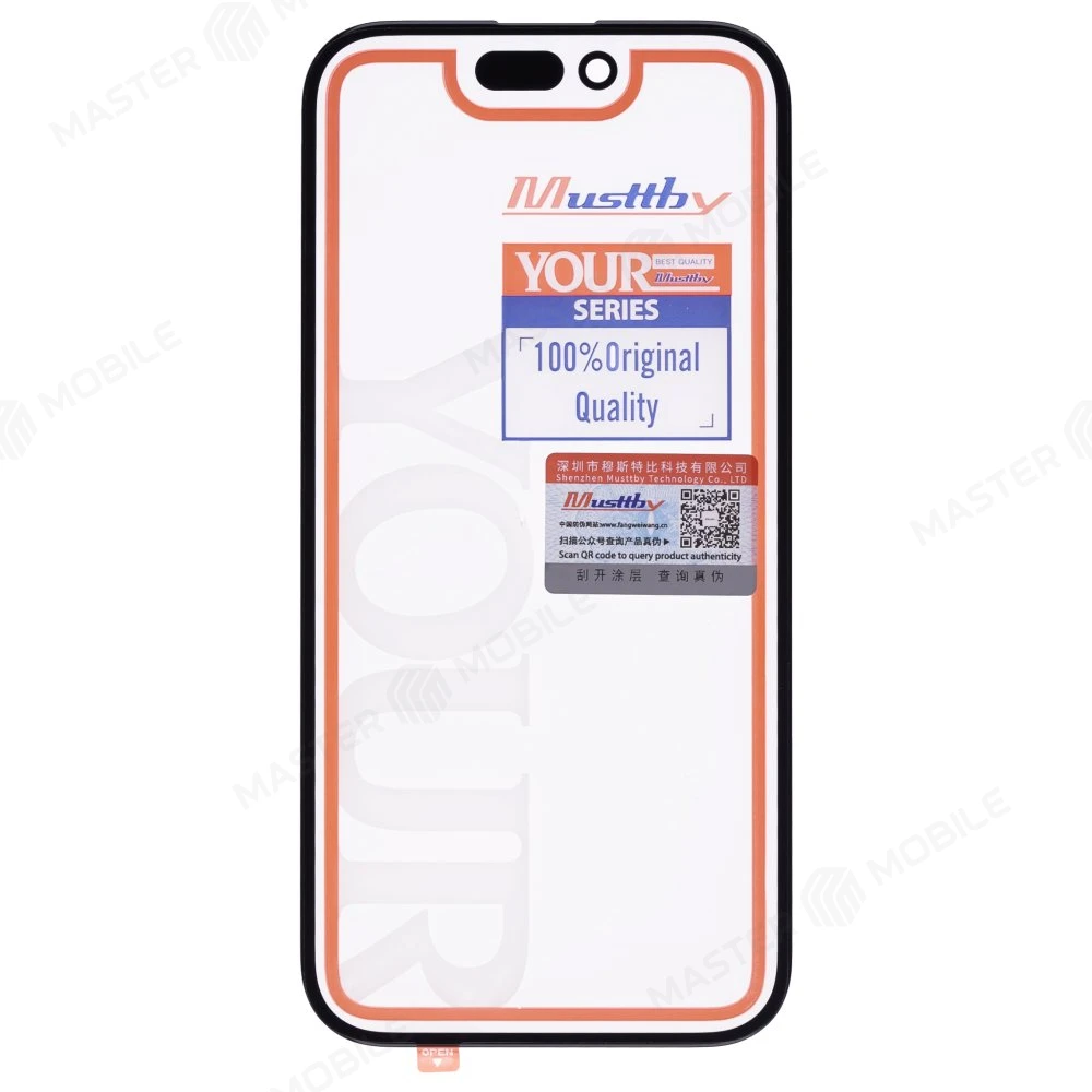 Стекло модуля для Apple iPhone 15 + OCA (Musttby) (Premium) фото №1