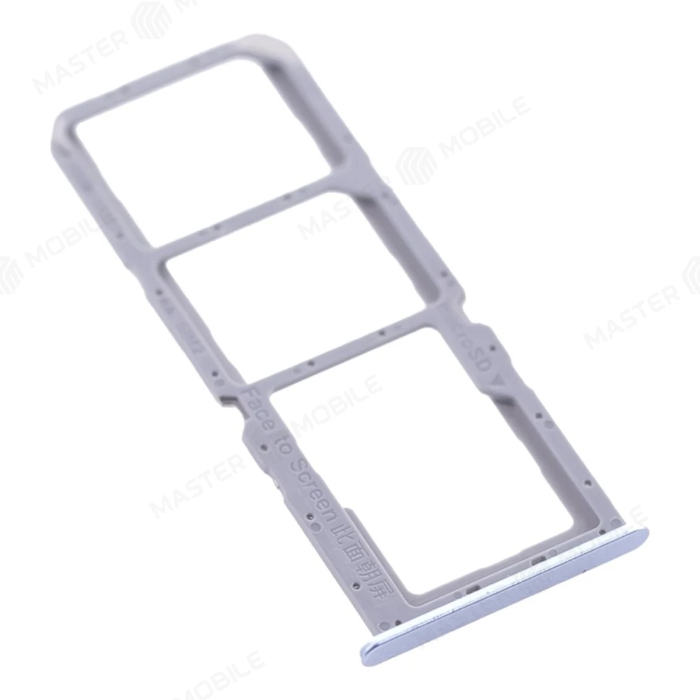 Держатель сим-карты для Realme C33 (RMX3624) (голубой) фото №3