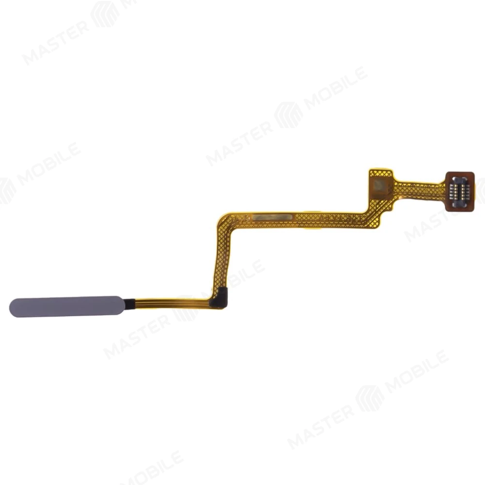 Шлейф для Xiaomi Mi 10T 5G (M2007J3SY) / Mi 10T Pro 5G (M2007J3SG) с комп. + сканер отпечатка пальца (серебристый)  фото №1