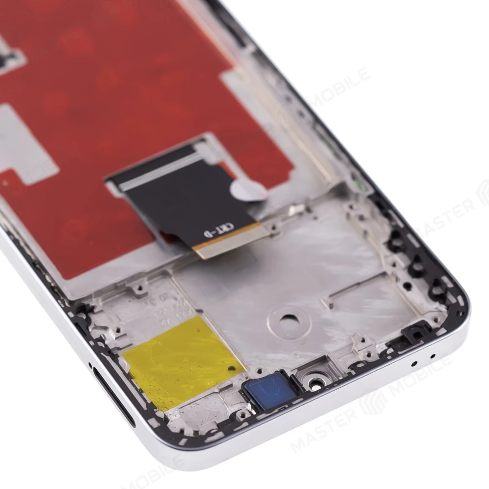 Дисплей для Huawei Honor X8a (CRT-LX1) / Honor 90 Lite (CRT-NX1) + тачскрин (серебристый) (в рамке) (ORIG) фото №3