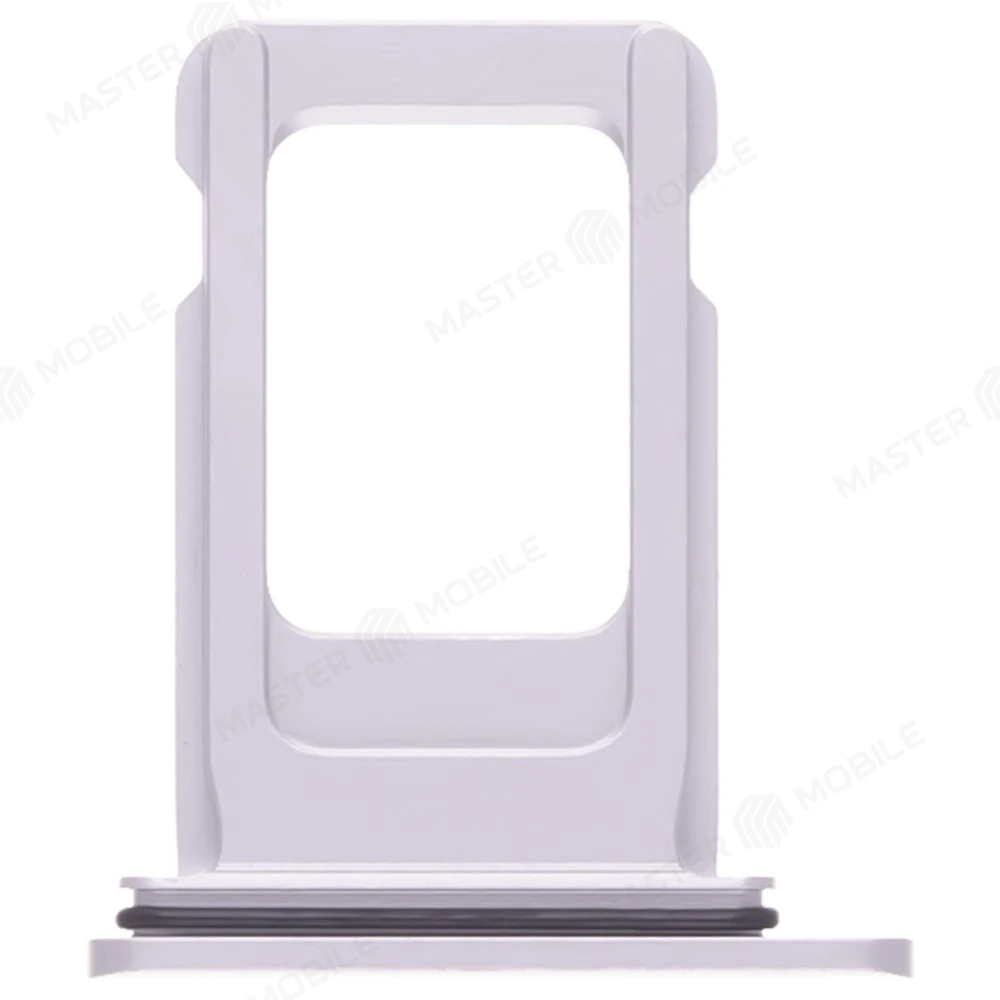 Держатель сим-карты для Apple iPhone Xr (серебристый) фото №2