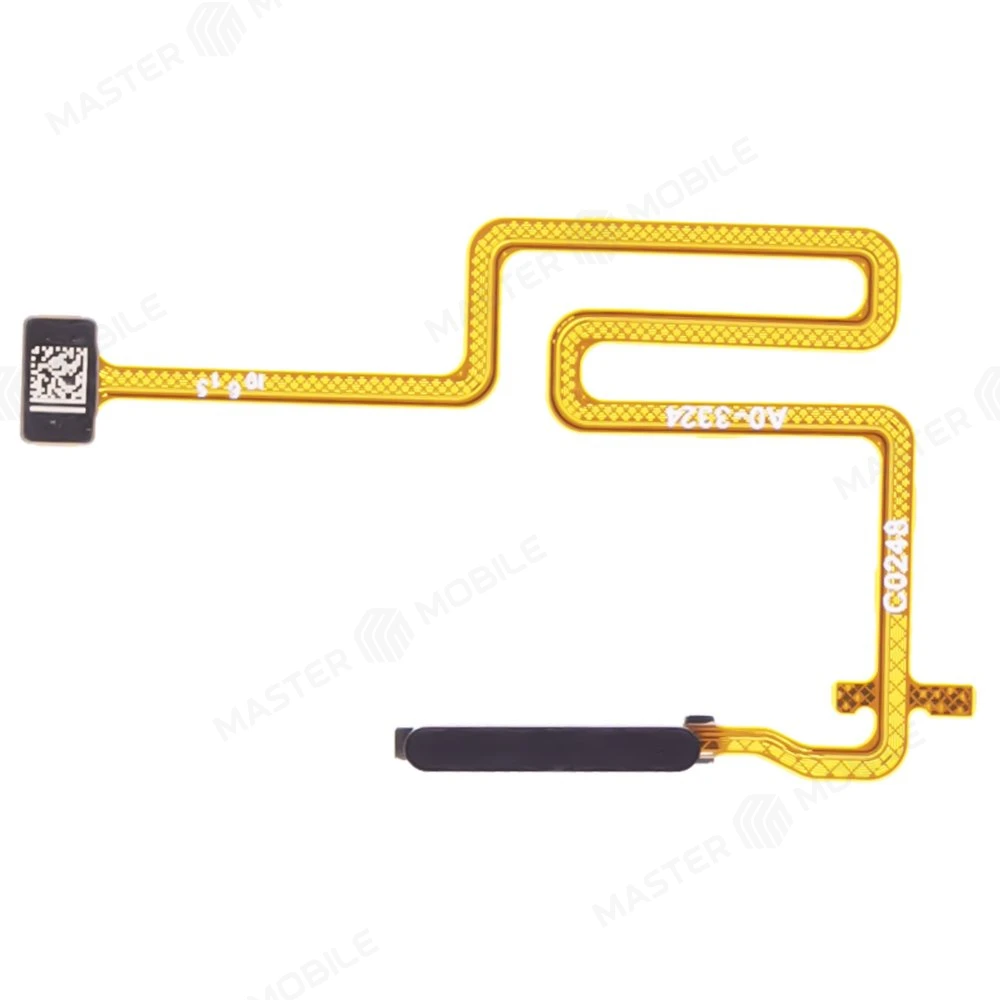 Шлейф для OPPO A96 4G (CPH2333) с комп. + сканер отпечатка пальца (черный)  фото №1