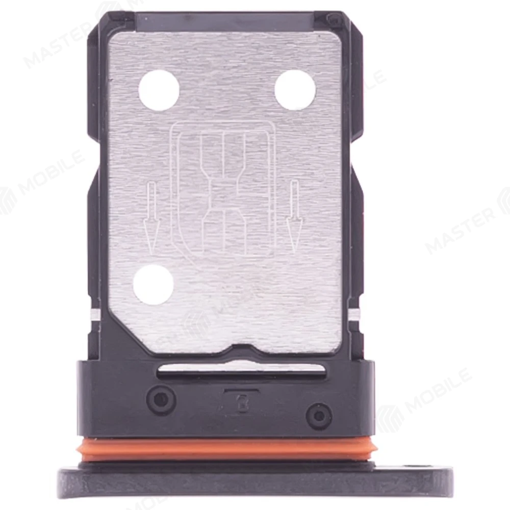 Держатель сим-карты для OnePlus Nord 2 5G (DN2103) (черный) фото №2