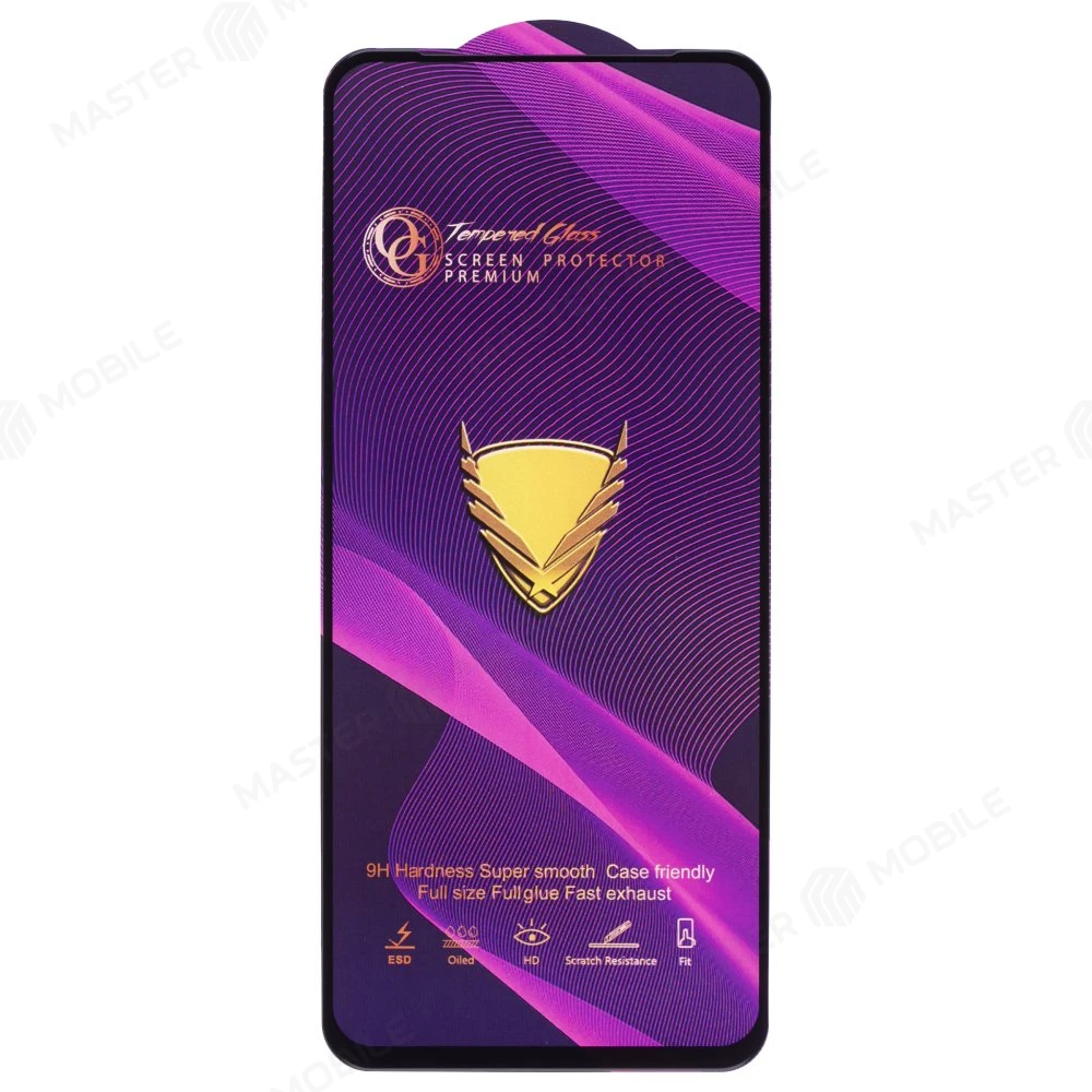 Защитное стекло OG Glass (3 в 1) для Tecno Pova 5 Pro 5G (LH8n) (черный) фото №1