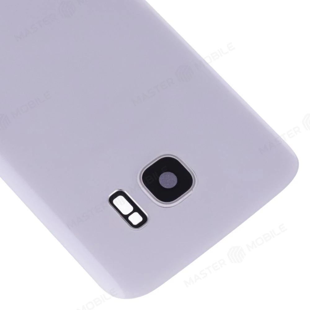 Задняя крышка для Samsung G930 Galaxy S7 (белый) (в сборе со стеклом камеры) фото №3