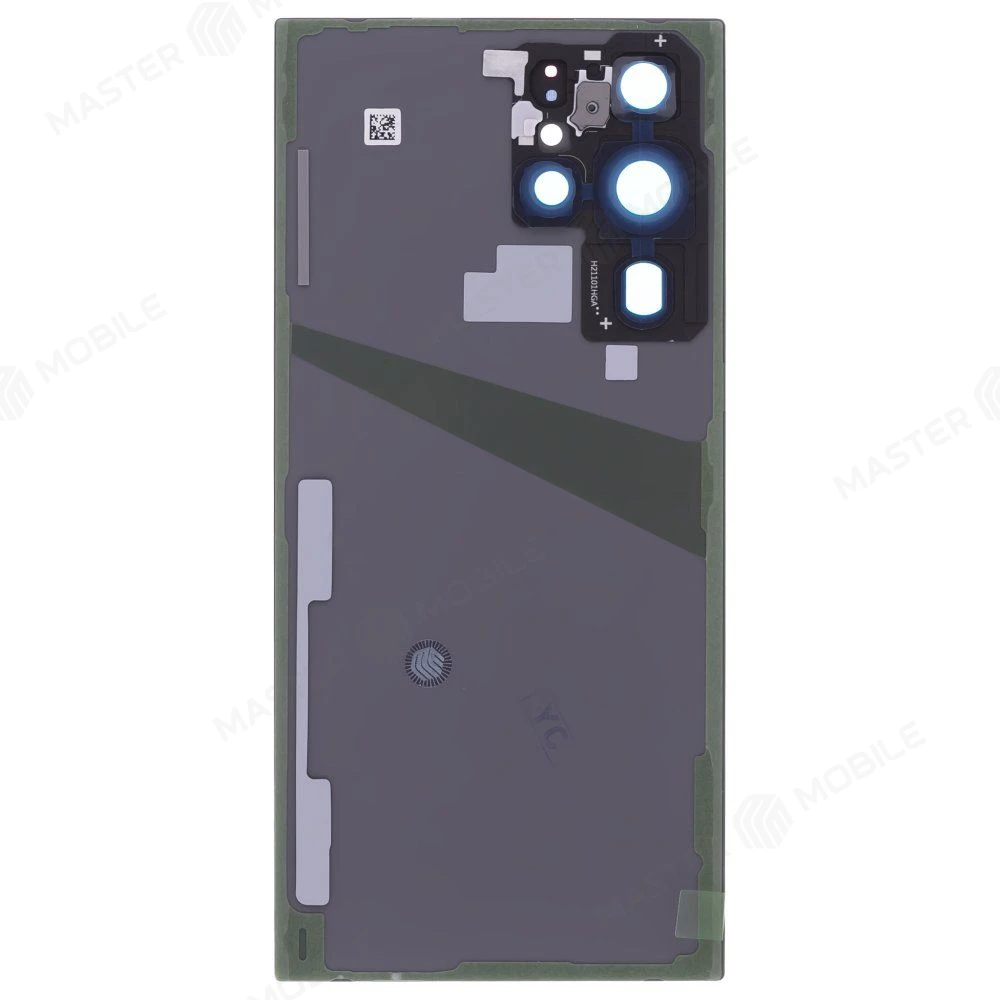 Задняя крышка для Samsung S908 Galaxy S22 Ultra (бордовый) (в сборе со стеклом камеры) (ORIG100) фото №2