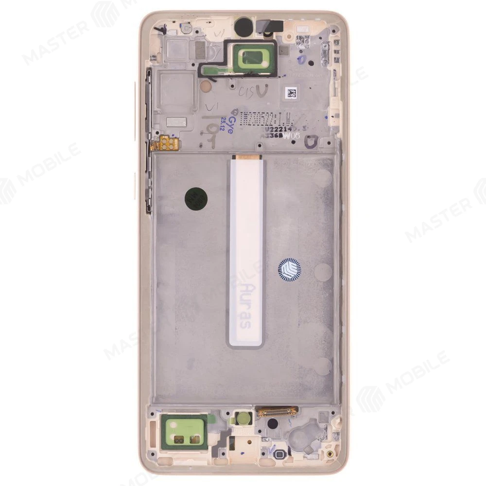 Дисплей для Samsung A336 Galaxy A33 5G + тачскрин (золотистый) (в рамке) (OLED) (Full Size) фото №2