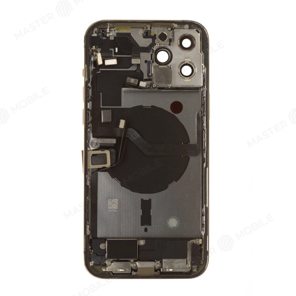 Корпус для Apple iPhone 12 Pro Max (золотистый) (в сборе) (ORIG100) (Снятый) (возможен дефект ЛКП) фото №2