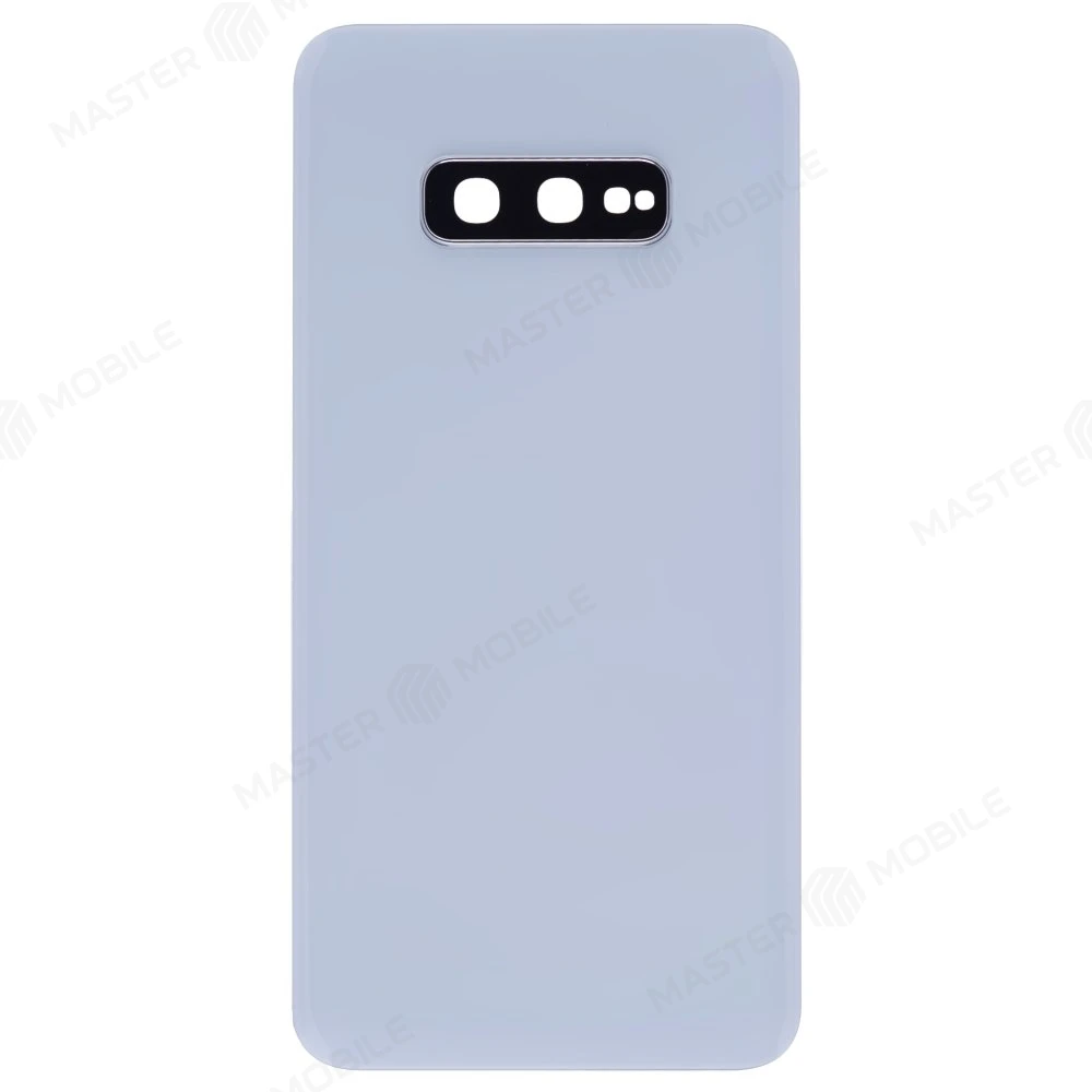 Задняя крышка для Samsung G970 Galaxy S10e (белый) (в сборе со стеклом камеры) фото №1