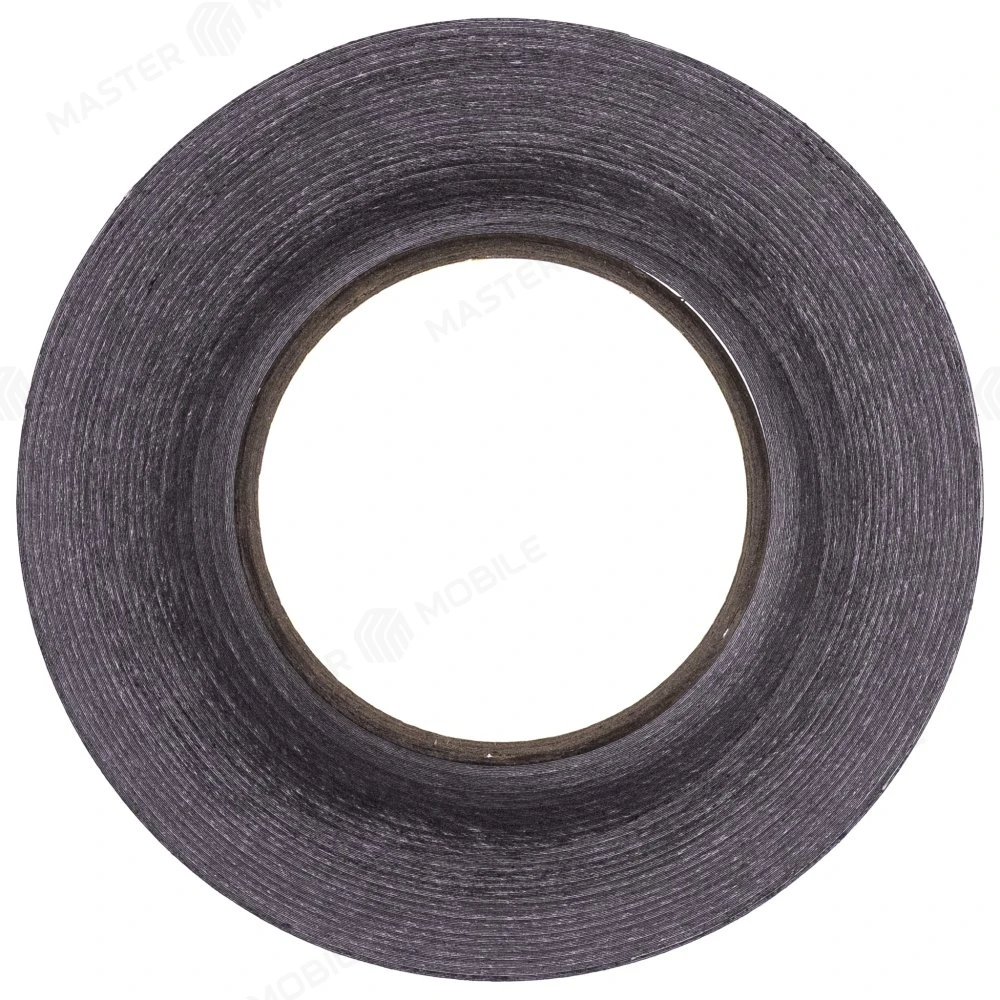 Скотч 3М двусторонний 50 м x 2 мм (черный) фото №1