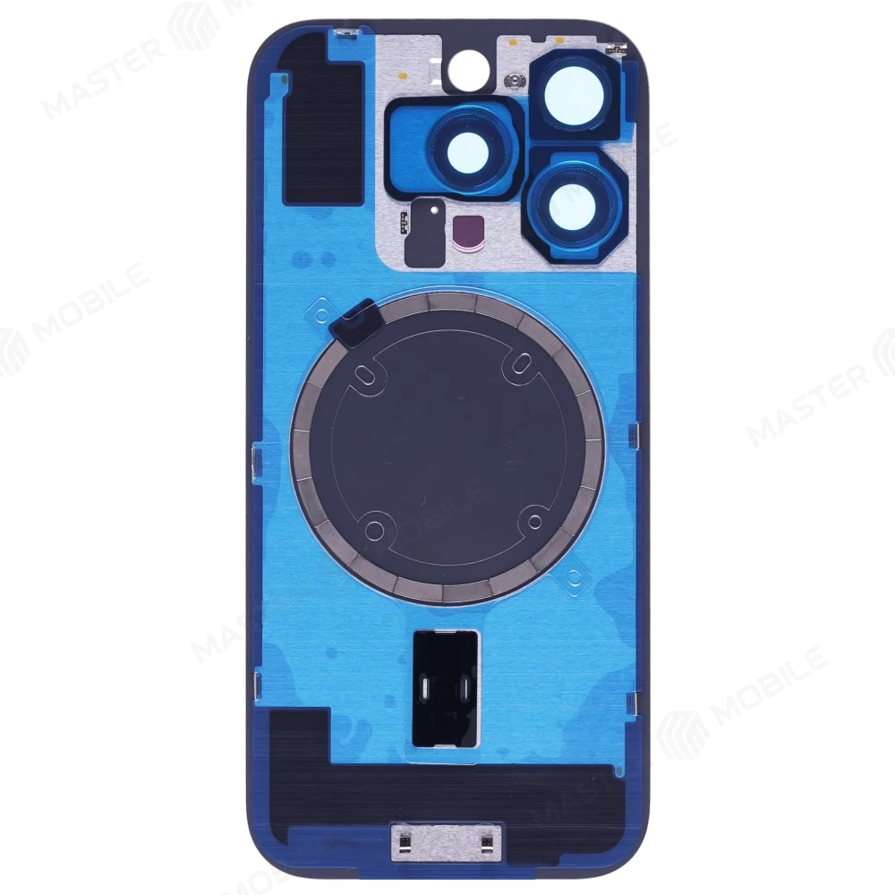 Задняя крышка для Apple iPhone 16 Pro (титановый) (в сборе со стеклом камеры) (Premium)  фото №2