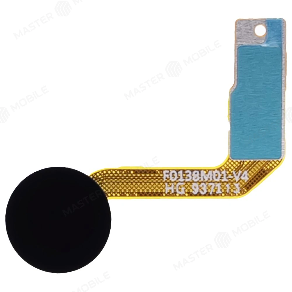 Шлейф для Huawei Mate 20 (HMA-L29) с комп. + сканер отпечатка пальца (черный)  фото №1