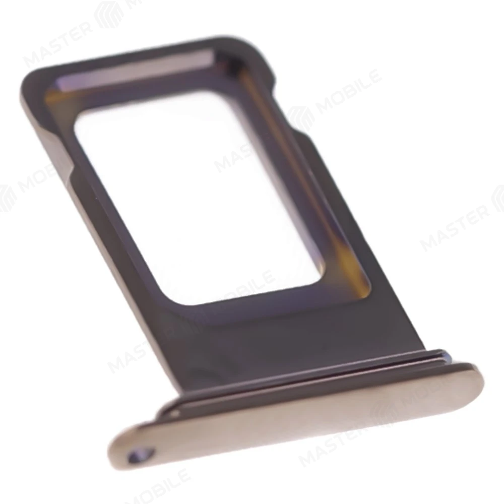 Держатель сим-карты для Apple iPhone Xs Max (золотистый) фото №3