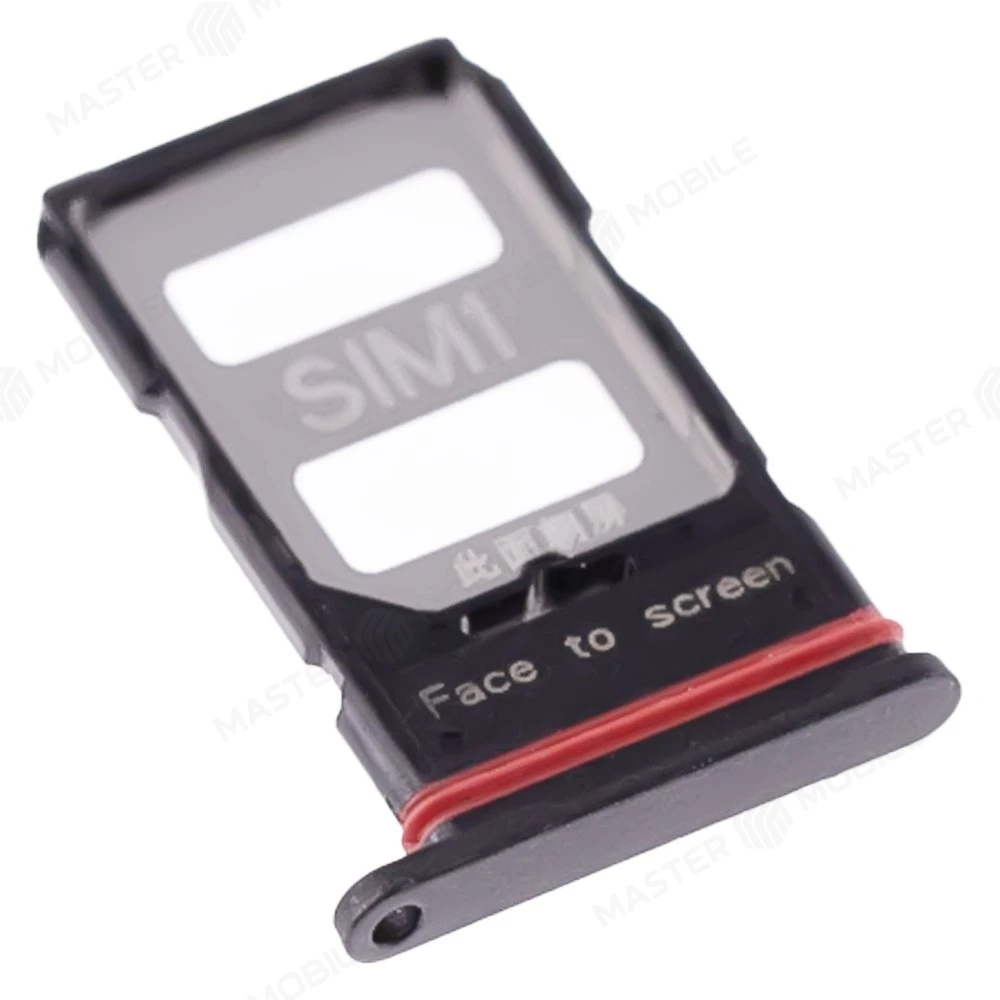 Держатель сим-карты для Xiaomi Poco X6 Pro (2311DRK48G) (черный) фото №3