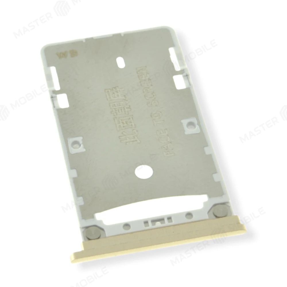 Держатель сим-карты для Xiaomi Mi Max 2 (MDE40) (золотистый)  фото №2