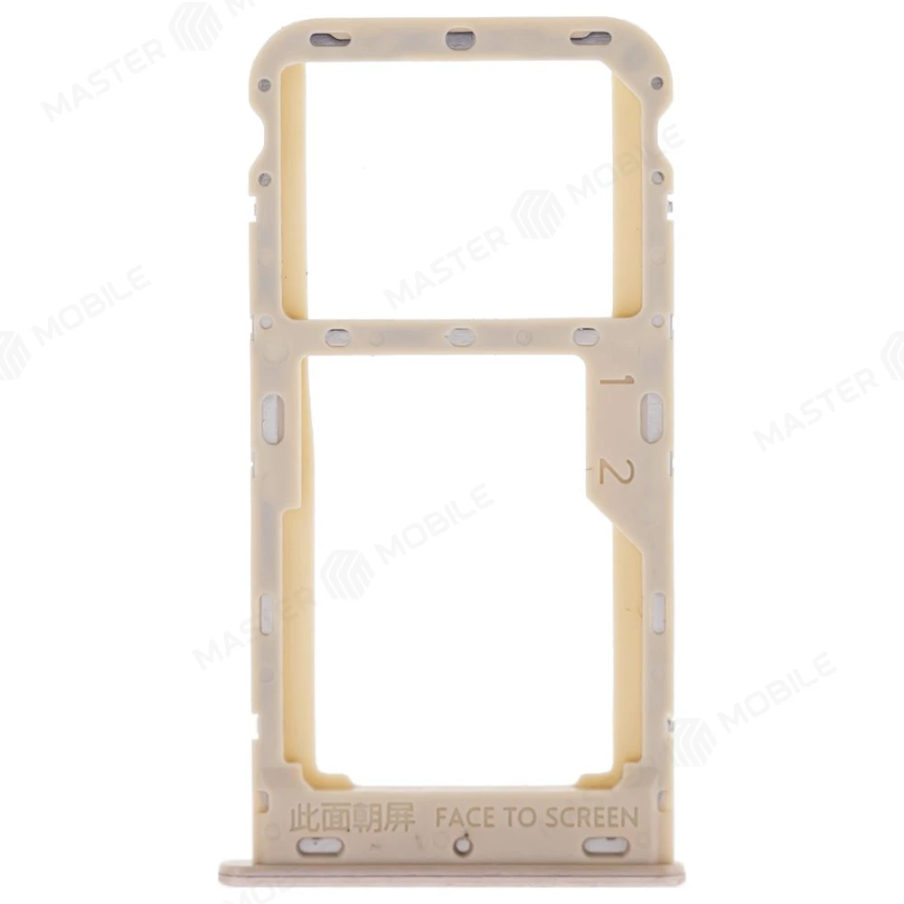 Держатель сим-карты для Xiaomi Redmi 5 (MDG1) (золотистый)  фото №1