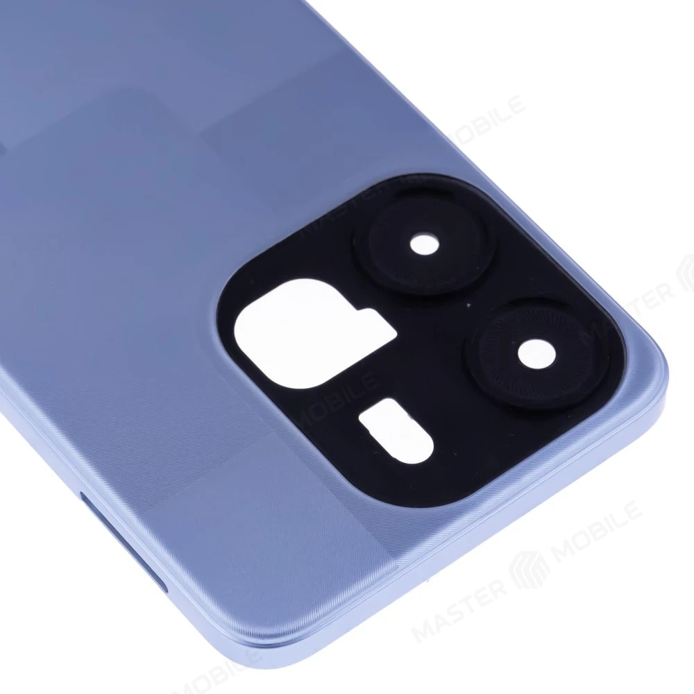 Задняя крышка для Tecno Pop 7 (BF6) (голубой) фото №3