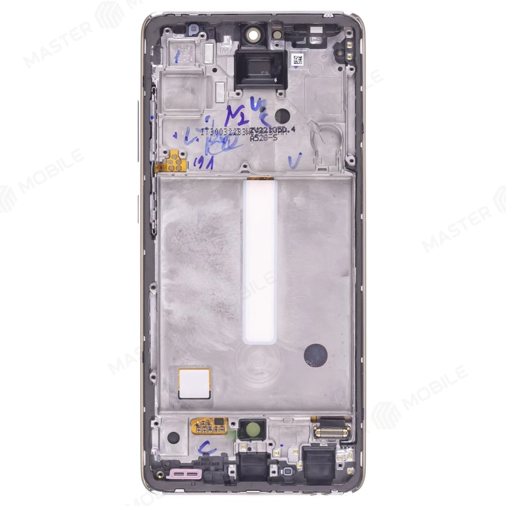 Дисплей для Samsung A525 Galaxy A52 / A526 Galaxy A52 5G / A528 Galaxy A52s + тачскрин (серебристый) (в рамке) (ORIG100) (SP) фото №2