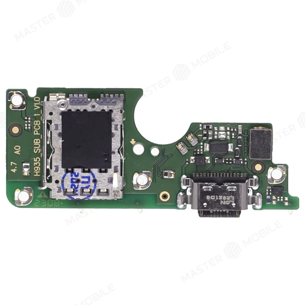 Нижняя плата для Infinix Zero 30 4G (X6731B) / Zero 30 5G (X6731) с комп. + разъем зарядки + микрофон + разъем SIM (ORIG100) фото №2