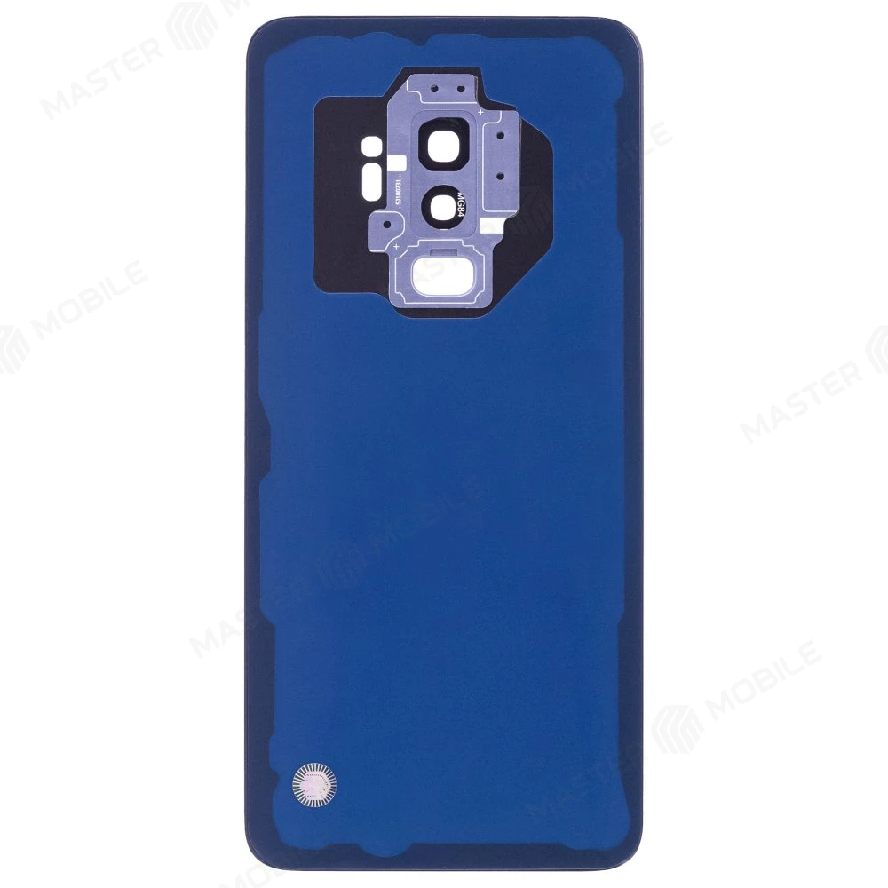 Задняя крышка для Samsung G965 Galaxy S9+ (серый) (в сборе со стеклом камеры) фото №2