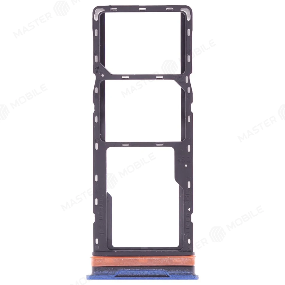 Держатель сим-карты для Tecno Pova Neo 3 (LH6n) (синий) фото №1