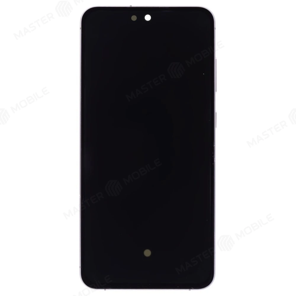 Дисплей для Samsung S721 Galaxy S24 FE + тачскрин (серебристый) (в рамке) (ORIG100) (возможен дефект ЛКП) фото №1