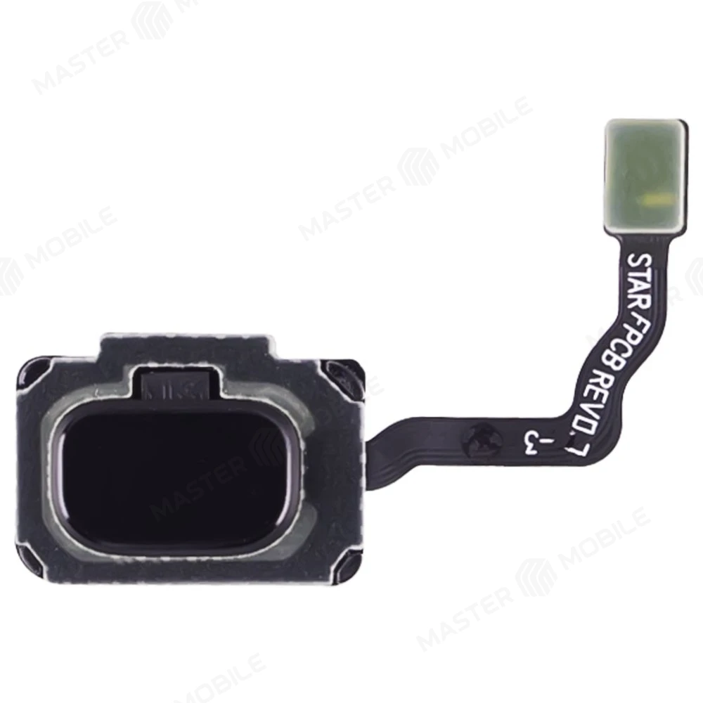 Шлейф для Samsung G960 Galaxy S9 / G965 Galaxy S9+ с комп. + сканер отпечатка пальца (черный) фото №1