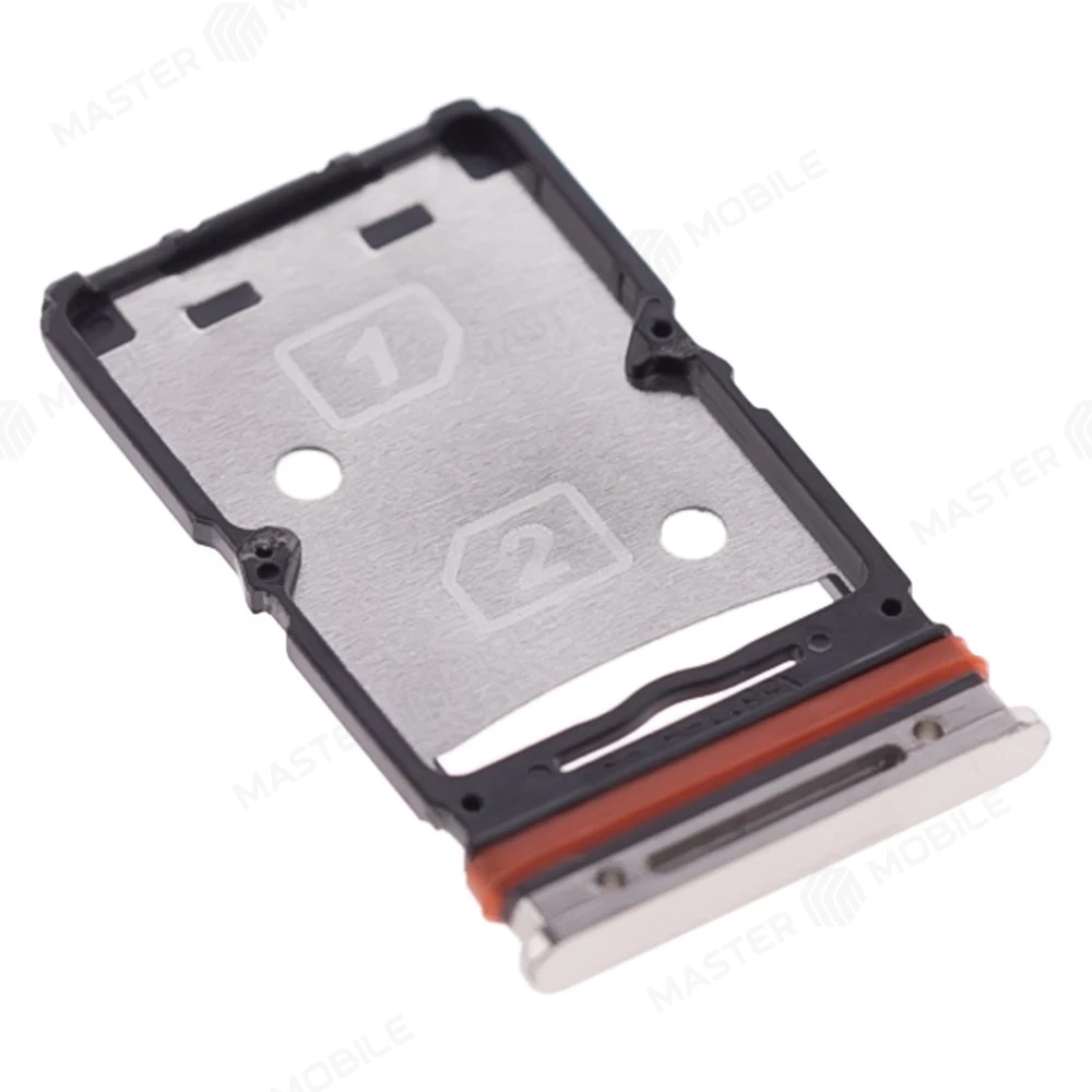 Держатель сим-карты для Infinix Zero X Pro (X6811) (серебристый) фото №3