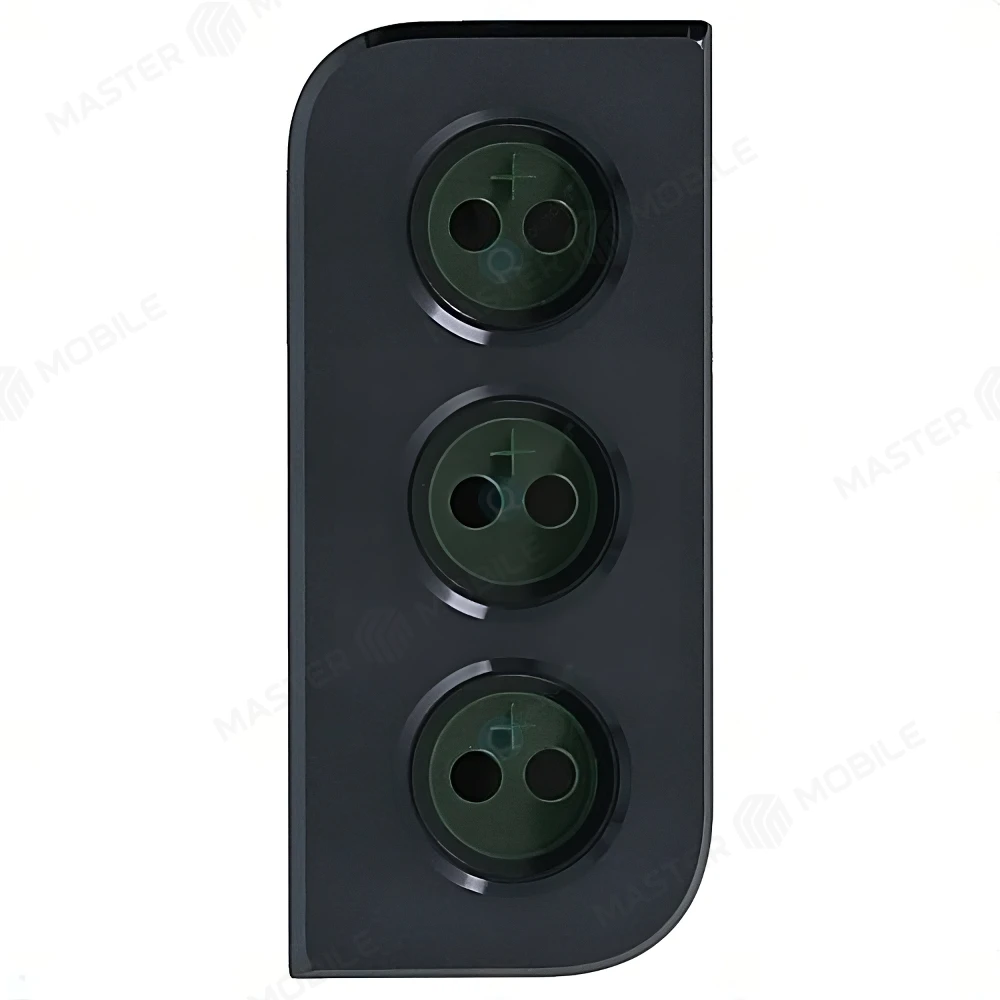 Стекло задней камеры для Samsung G996 Galaxy S21+ (черный) (в рамке) 