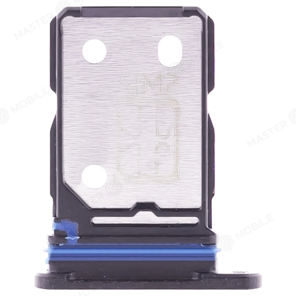 Держатель сим-карты для Vivo V27 (V2246) (черный) фото №2