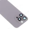 Задняя крышка для Apple iPhone 16 Pro (титановый) (в сборе со стеклом камеры) (Premium)  фото №3