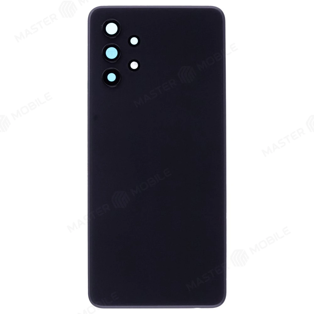 Задняя крышка для Samsung A325 Galaxy A32 (черный) (в сборе со стеклом камеры) фото №1