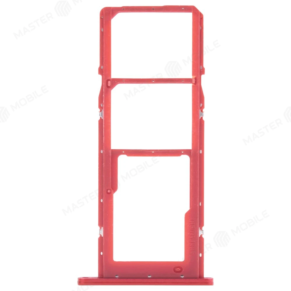 Держатель сим-карты для Samsung A035 Galaxy A03 (красный) фото №2