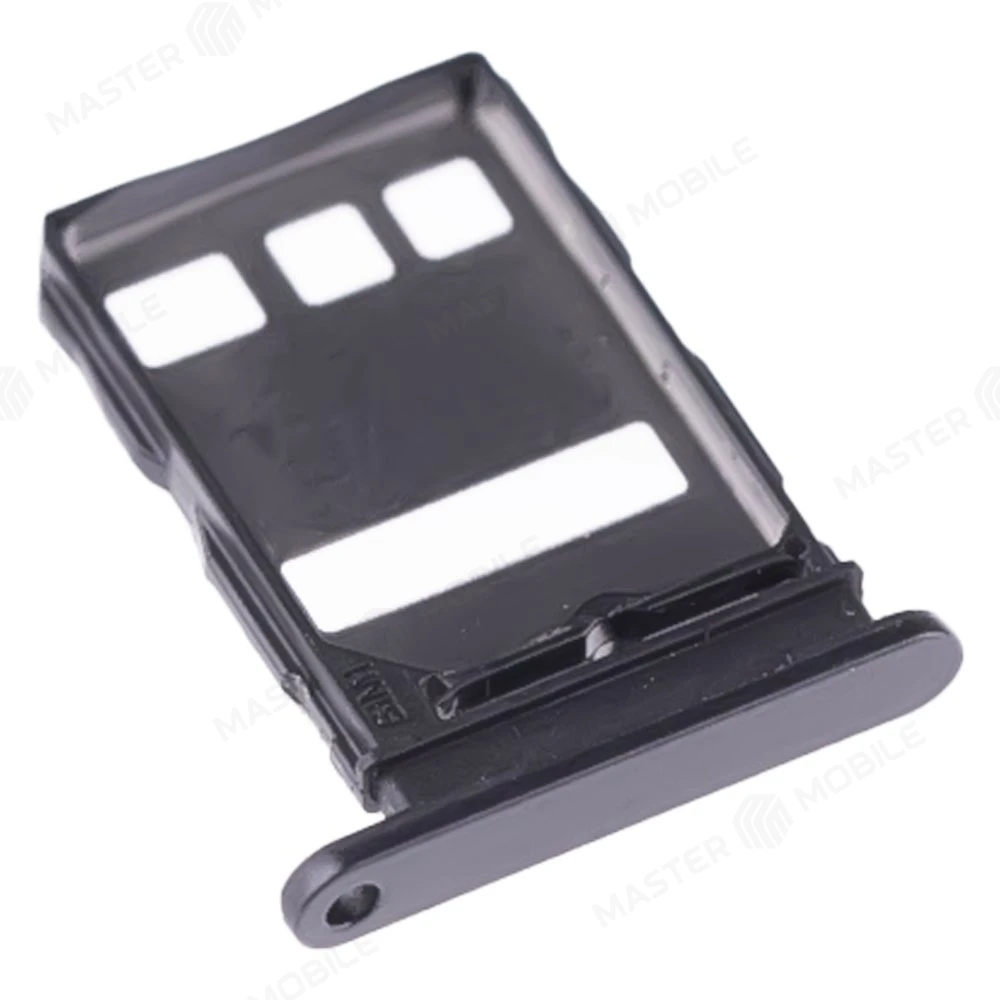 Держатель сим-карты для Huawei Nova Y72 (MGA-LX3) (черный) фото №3