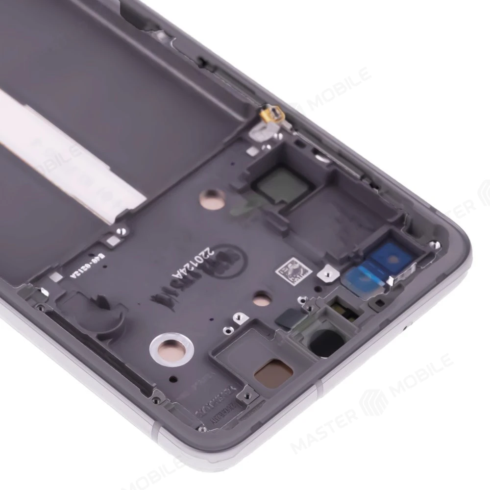 Дисплей для Samsung G990 Galaxy S21 FE + тачскрин (серебристый) (в рамке) (ORIG100) (возможен дефект ЛКП) фото №3