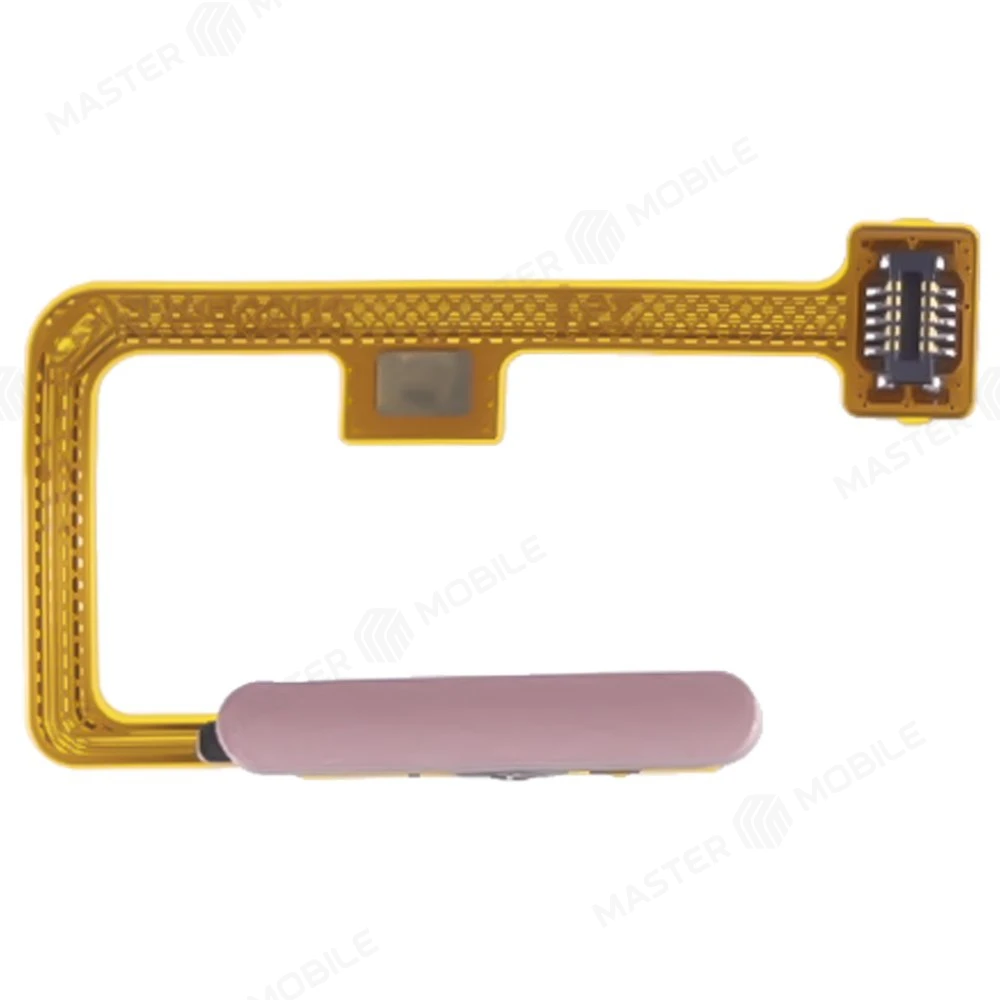 Шлейф для Xiaomi Mi 11 Lite (M2101K9AG) / 11 Lite 5G NE (2109119DG) с комп. + сканер отпечатка пальца (кнопка включения) (розовый)  фото №1
