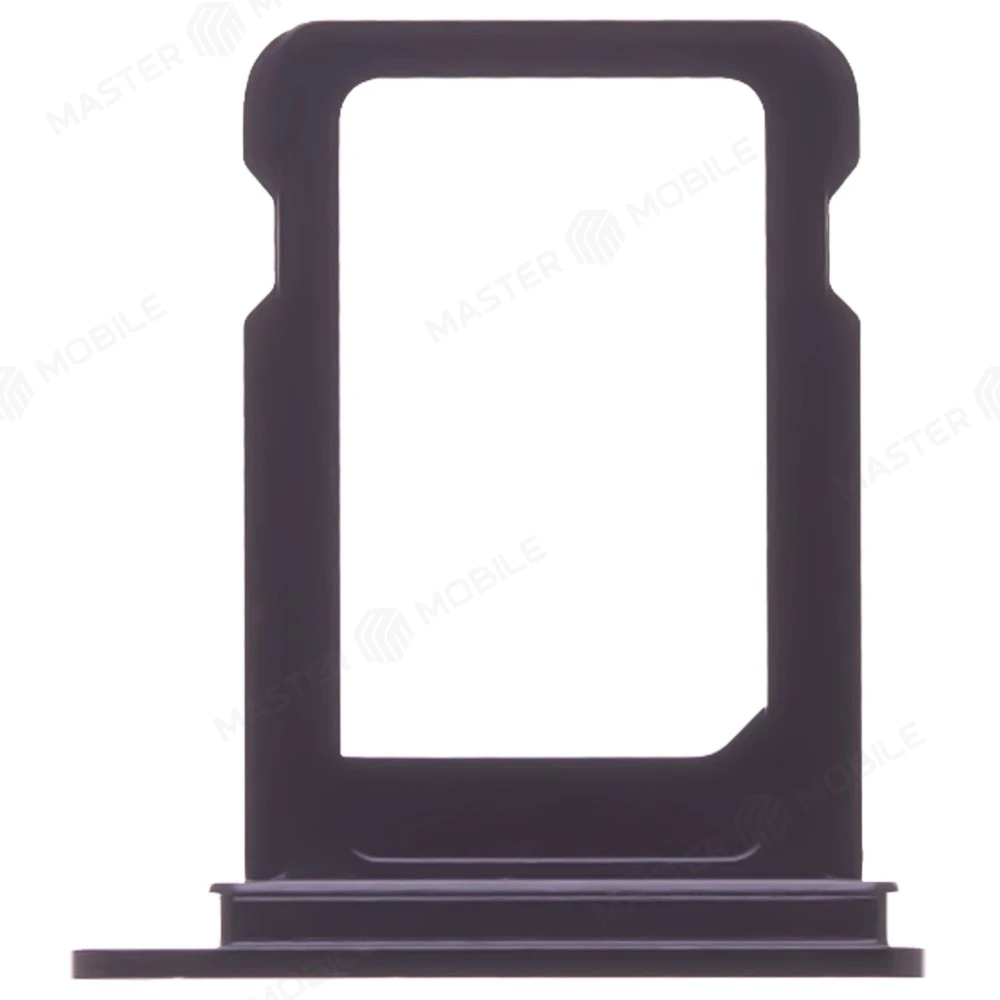 Держатель сим-карты для Apple iPhone 12 mini (черный) фото №2