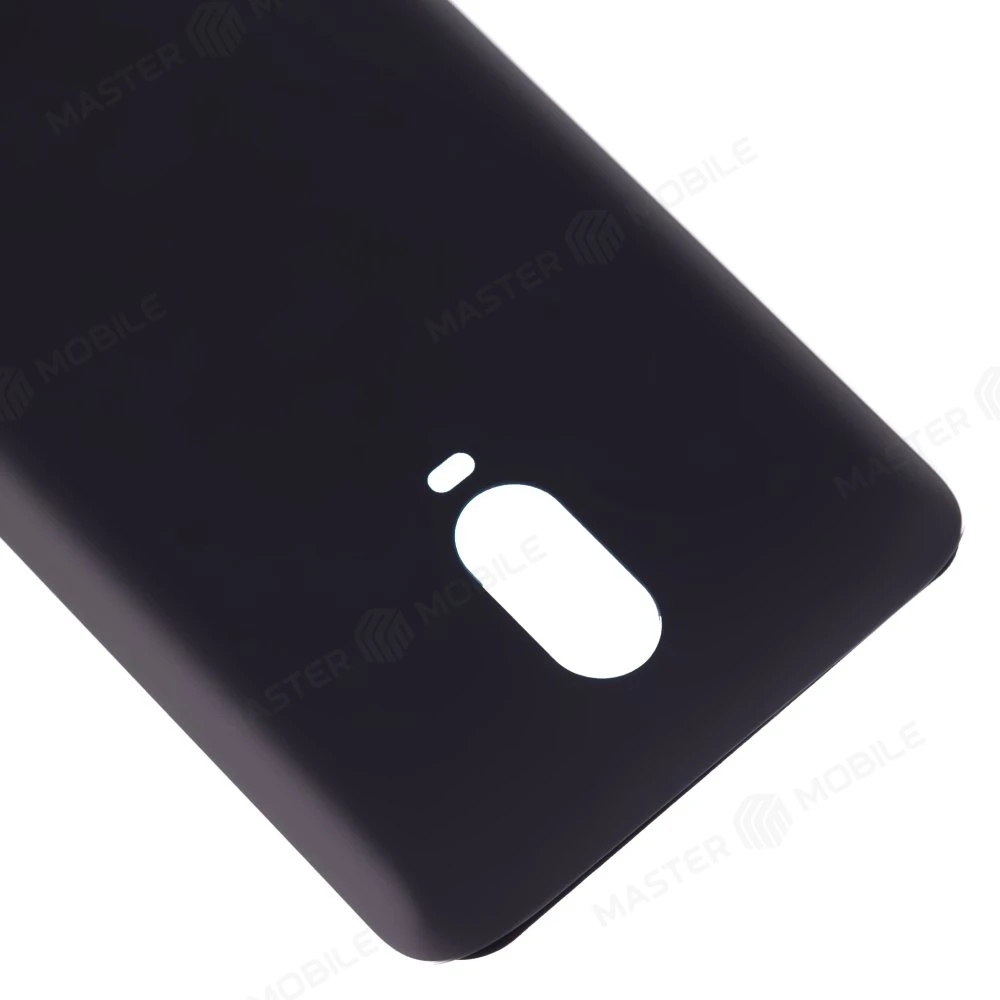 Задняя крышка для OnePlus 6T (черный матовый) фото №3