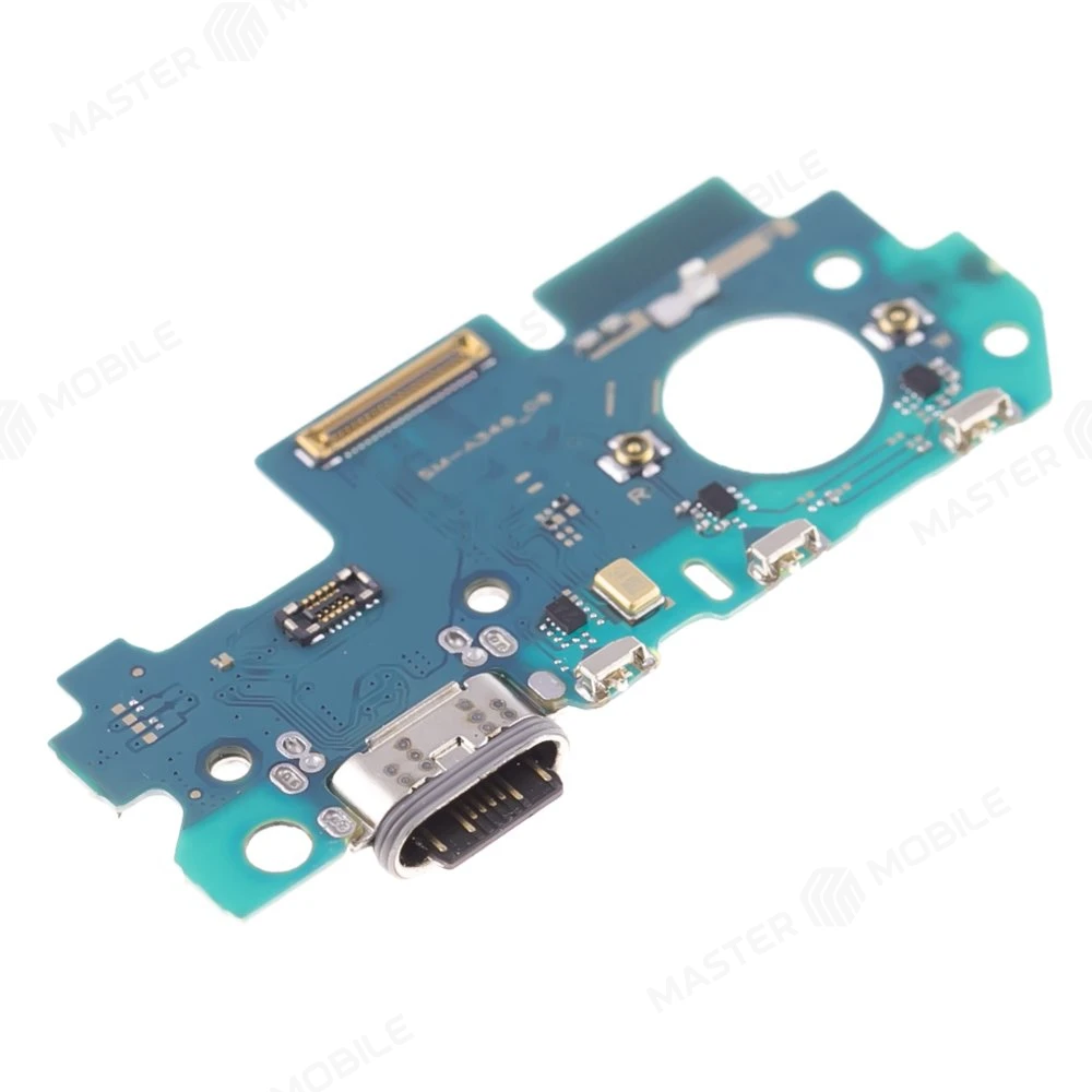 Нижняя плата для Samsung A346 Galaxy A34 5G с комп. + разъем зарядки + микрофон  фото №3