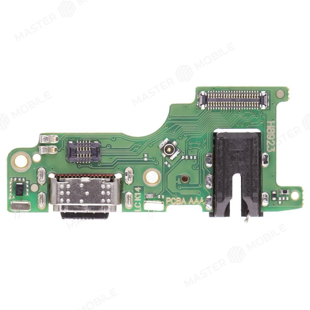 Нижняя плата для Tecno Spark 40 Pro (KM6) с комп. + разъем зарядки + микрофон + разъем гарнитуры фото №1