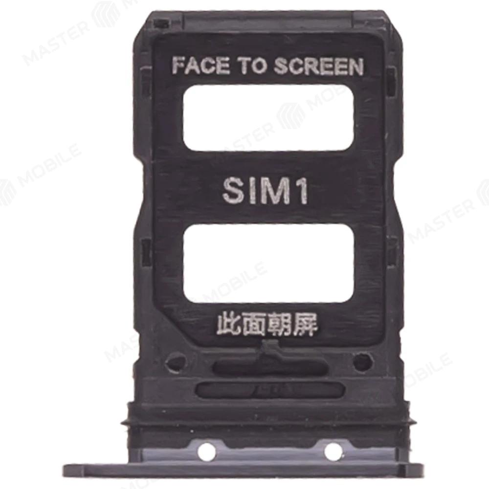 Держатель сим-карты для Xiaomi 14 (23127PN0CG) (черный) фото №1