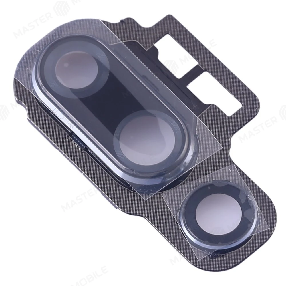 Стекло задней камеры для Huawei P20 Pro (CLT-L29) (черный) (в рамке) фото №4