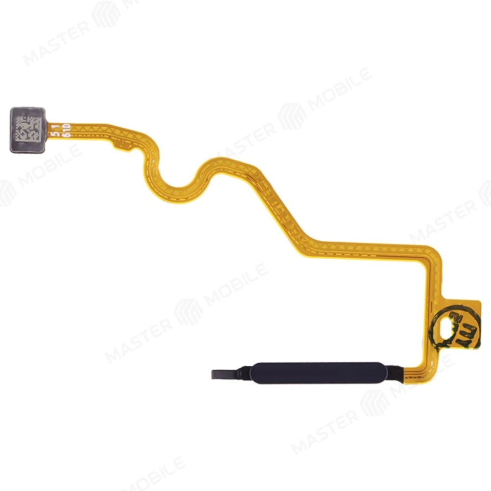 Шлейф для Tecno Spark 10 (KI5q) с комп. + сканер отпечатка пальца (черный)  фото №1