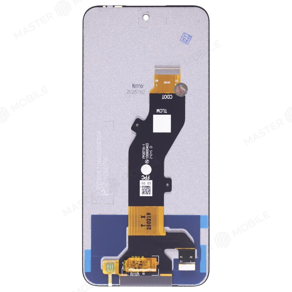 Дисплей для Tecno Spark 30C 4G (KL5) / Spark 30 5G (KL8) /  Spark GO 1 (KL4) + тачскрин (черный) (ORIG) фото №2