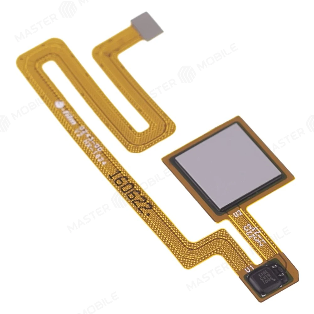 Шлейф для Xiaomi Mi Max (2016001) с комп. + сканер отпечатка пальца (серый)  фото №3