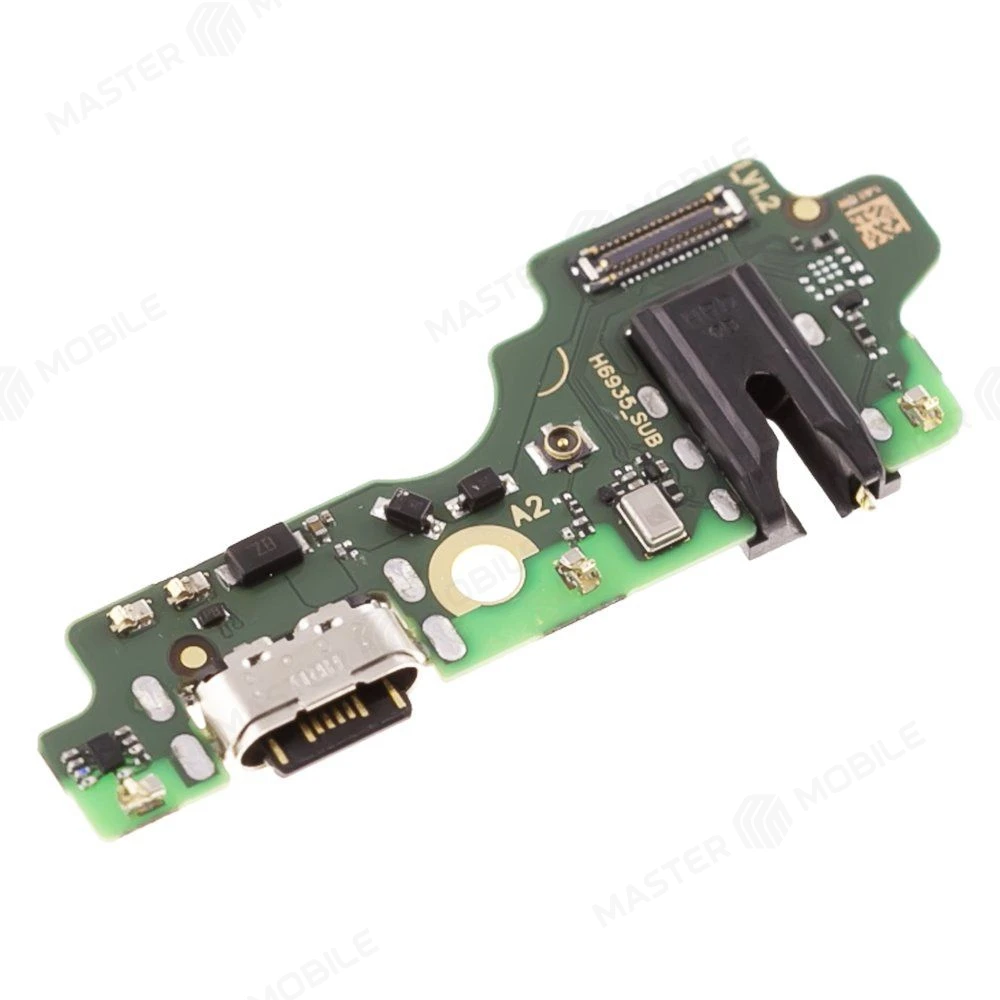 Нижняя плата для Tecno Spark 30 4G (KL6) с комп. + разъем зарядки + микрофон (ORIG100)  фото №3