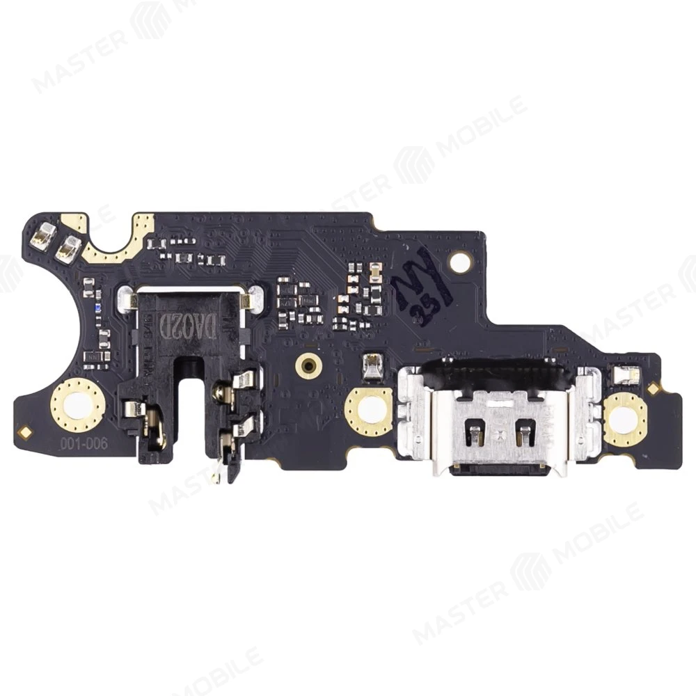 Нижняя плата для Realme C65 4G (RMX3910) с комп. + разъем зарядки + микрофон + разъем гарнитуры (ORIG100) фото №2