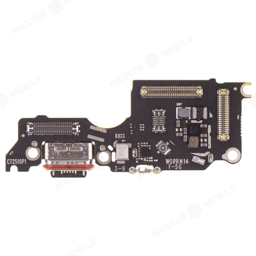 Нижняя плата для OPPO Reno 14F (CPH2743) с комп. + разъем зарядки + микрофон + разъем SIM фото №1